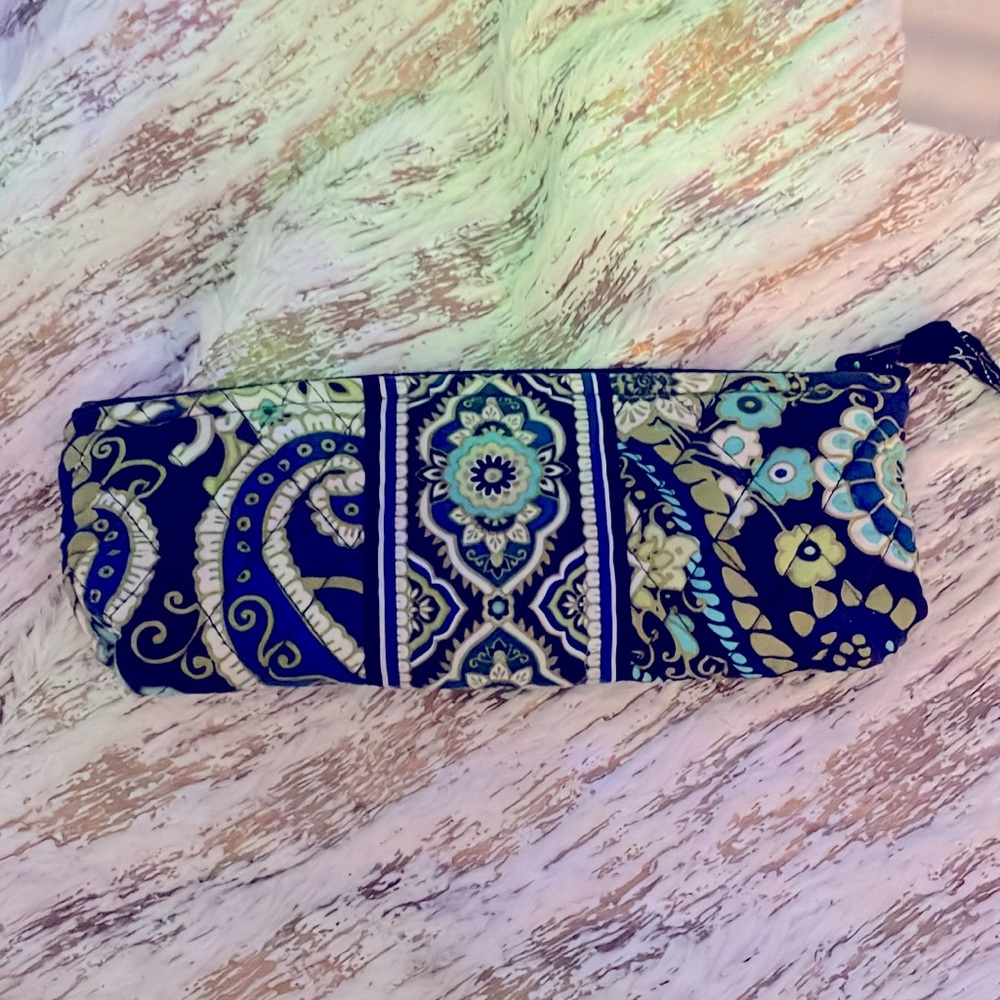 Vera Bradley Rhythm & blues brush pencil case